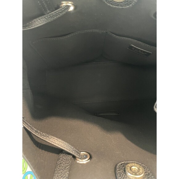 🖤 FURLA Black Leather Bucket Tote Handbag – Excellent Condition - Picture 12 of 13
